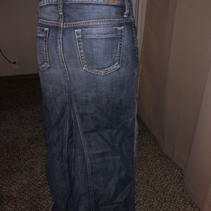 Long Guess jean skirt